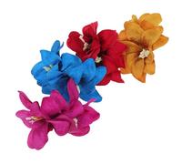 BESPORTBLE 4pcs Hawaiian Flower Hair Clips Lightweight Floral Barrettes for Women Comfortable Tropical Hairpins for Beach Vacation Wedding Party Accessories
