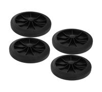 BESPORTBLE 4pcs Heavy-duty Replacement Wheels for Wheelie Bin Outdoor Garbage Can Easy Mobility Castor Wheels for Commercial Bins