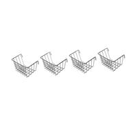 BESPORTBLE 4pcs Hollow Cast Iron Rabbit Feeder Hay Bag Rabbit Guinea Pig Feeder Indoor Cage Accessory