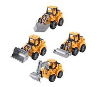 BESPORTBLE 4Pcs Inertia Engineering Car Fun Playthings for Safe and Smooth Design Birthday and Develops Imagination and Coordination