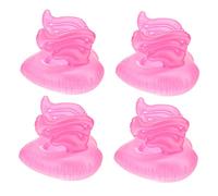 BESPORTBLE 4Pcs Inflatable Cartoon Drink Holder Adorable Angel Shaped Pool Cup Mats for Pool Parties Hot Tubs Lakes Oceans Fun Water for Summer Enjoyment