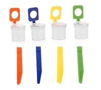 BESPORTBLE 4Pcs Insect Magnifier Viewer Box Outdoor Observation Container with Tweezers for Nature Exploration High Transparency Design for Studying Bugs and Insects