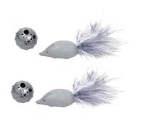 BESPORTBLE 4pcs Interactive Cat Mouse Bell Balls Toys for Kittens Fun Design to Engage and Entertain Pets Cat Lovers for Indoor Play