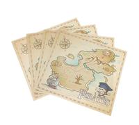 BESPORTBLE 4pcs Interactive Pirates Map Educational Game for Indoor Play and Interaction