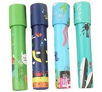 BESPORTBLE 4Pcs Kaleidoscopes Portable Decorative Optical for Boys Safe Material Educational Fun for Vision Development Random Styles Included