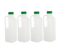 BESPORTBLE 4pcs Lamb Feeding Milk Bottles with Anti-bite Teats for Calf Sheep Newborn Animal Nursing Livestock Feeding Bottles Plastic Nursing Equipment