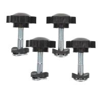 BESPORTBLE 4pcs Lawn Mower Parts: Lawnmower Handle Knob Bolt Nut Set - Universal Tractor Screws And Nuts - Replacement Parts For Lawnmower Push Lawn Sweeper