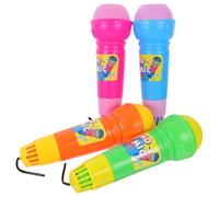 BESPORTBLE 4pcs Lightweight Echo Microphones for Fun Singing for Karaoke Props for Birthday Parties Safe Compact Design for Creative Play