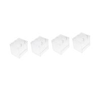 BESPORTBLE 4pcs Little Bird Shower Box Removable Parrot Bath Tub for Budgerigars Smooth Edges Safe and Easy to Use Bird Supplies for Baths and