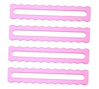 BESPORTBLE 4pcs Mahjong Auxiliary Set Mahjong Rule Assistant Acrylic Card Guide Majong Line Reader Strategy Tool for Beginners Acrylic Card Guide for Rosy