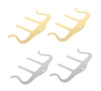 BESPORTBLE 4pcs Metal Music Page Holder Clips for Books and Firm Grip for Musicians Composers Students and Recipe Pages Music Book Clip for Secure Note and Document Holding Random Color