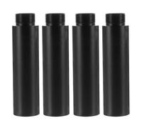 BESPORTBLE 4Pcs Microphone Stand Extension Tubes 5/8 Inch Black Mic Arm Stand Extension Rods for Studio and Live Performance
