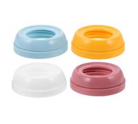 BESPORTBLE 4pcs Milk Bottle Replacement Collars Wide Neck Screw Rings Leakproof Safe Baby Feeding Accessories Nipple Feeding Rings Adapter Parts for Newborns Infant