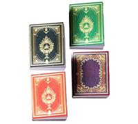 BESPORTBLE 4Pcs Miniature Books for Dollhouse Dollhouse Bible Book for Doll House Ornaments and Scene Props