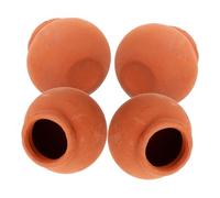 BESPORTBLE 4PCS Miniature Ceramic Flower Pots for Dollhouse Accessories Tiny Succulent Planters for Fairy Garden Decoration DIY Scene Crafting for Collectors