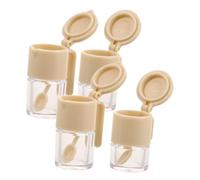 BESPORTBLE 4pcs Miniature Spice Spice Pots Dollhouse Seasoning Jars Tiny Jar for Mini Kitchen Decor Display