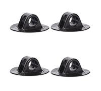 BESPORTBLE 4pcs Motor Fixing Bracket Engine Motor Clip Engine Motor Mounting Clip Kayak Outrigger Motor Bracket Pole Clip Trolling Motor Mount for Inflatable Boat Fixed Buckle Pvc Spindle