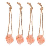 BESPORTBLE 4pcs Natural Pink Salt Lick Blocks - Cattle - and Sheep for Healthy Chewing and Perfect for Livestock Care
