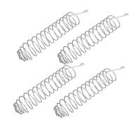 BESPORTBLE 4pcs Outdoor Metal Squirrel Bird Feeders Corn Holder, Wild Animal Foraging Feeding Stand, Silver Tube Feeding Basket for Backyard and Garden