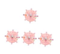 BESPORTBLE 4pcs Parrot Toy Talking Parrot Wheel Bird Accessory Interactive Wheel Toy