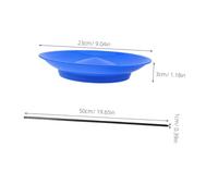 BESPORTBLE 4pcs Plastic Spinning Juggling Plates with Sticks Clown for Carnival Party Outdoor Games Lightweight Portable Circus Performance Enhancer