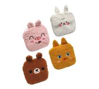 BESPORTBLE 4Pcs Plush Nursing Pad Pouches Zipper Sanitary Napkin Storage Bags for Women Period Essentials Coin Key Holder