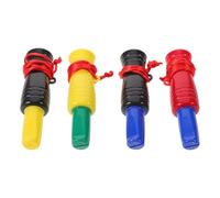 BESPORTBLE 4pcs Portable Plastic Camping Safety Whistles for Bird and Pheasant, Lifesaving Emergency Use Outdoor Hiking and Boating Hunting Accessories