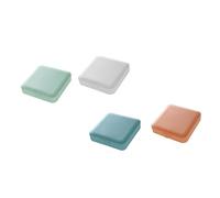 BESPORTBLE 4Pcs Portable Sanitary Napkin Organizer Box Compact Menstrual Pad Storage Case with Secure Closure Multi Functional Period Bag for School Office Outdoor Use