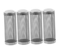 BESPORTBLE 4pcs Professional Stainless Steel Aquarium Filter Tube Protector Intake Strainer for Fish Tanks Design Smooth Edges to Prevent Fish and Shrimp from Being Sucked