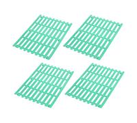 BESPORTBLE 4PCS Rabbit Cage Mats Plastic Feet Pads with Non-slip Bumps for Pet Cats Dogs Bunny Hamster Rat Chinchilla DIY Cut Floor Litter Tray Liners for Small Animals