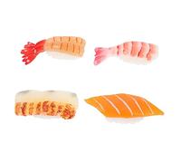 BESPORTBLE 4Pcs Realistic Sushi Models Adorable Fake Food Decor for Photography Early Education and Party Decoration and Colorfast Simulated Sushi Playthings