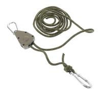 BESPORTBLE 4pcs Reflective Windproof Rope with Adjustable Clip Hanger and Pulley System for Outdoor Use for Camping Hiking Rv and Tent Setup