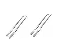 BESPORTBLE 4pcs Reptile Feeding Tweezers Straight and Curved Clips for Handling for Snakes and Lizards Rustproof and Anti-static Design