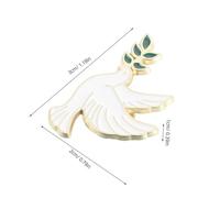 BESPORTBLE 4Pcs Retro Peace Dove Brooch Pins Fashionable Bird Lapel Pins for Women Versatile Accessories for Clothes Bags and Hats for Everyday Use and Events