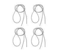 BESPORTBLE 4pcs Rhinestone Shoelaces 120cm White Crystal Lace for Shoes | Reusable Secure Fastening, for Canvas Shoes and Hoodie Drawstrings, Chic Accessory for Fashion-conscious Women