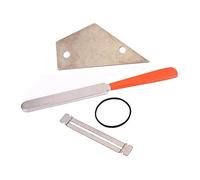 BESPORTBLE 4pcs Set Guitar Fret Repair Tools Crowning File Leveling Protector Diy Guitar Accessories Stainless Steel
