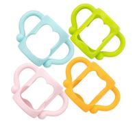 BESPORTBLE 4pcs Silicone Bottle Handles Grip for Feeding Bottles with Fine Texture and Comfortable Hand Feeling Suitable for Easy Holding