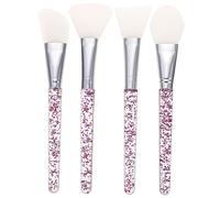 BESPORTBLE 4pcs Silicone Face Mask Brushes Skin-friendly Mud Mask Applicators with Comfortable Soft Heads for Precise Facial Application for Sensitive Skin and Reach Areas