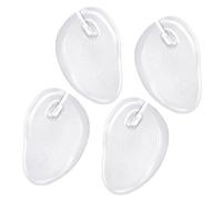 BESPORTBLE 4Pcs Silicone Self-Adhesive Forefoot Cushions for Sandals, Forefoot Pad for Sandals, Suitable for Men and Women Beach Summer Use
