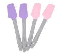 BESPORTBLE 4pcs Silicone Wax Spatulas for Home Use Comfortable to Hold Wax Applicator Sticks with Smooth Surface Multi-function Cream Applicator