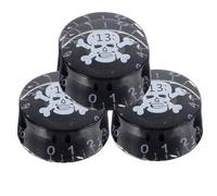 BESPORTBLE 4pcs Skull Knob Guitar Volume Tone Control Replacement Electric Guitar Knobs Potentiometer for Bass Supply