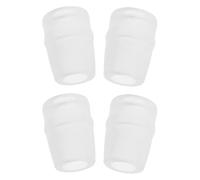BESPORTBLE 4pcs Soft Silicone Hydration Bite Valve Replacement Spout for Sports Water Bottles Leakproof Mouthpiece Compatible with Running Cycling Hiking Hydration Packs