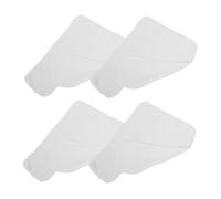 BESPORTBLE 4pcs Split Design Facial Towels Soft Microfiber Cleansing Towels for Home and Beauty Salon Use for Facial Cleansing and Massage