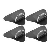 BESPORTBLE 4pcs Stainless Steel Triangle Patch D Ring Kayak Accessories Pvc Paddle Board Cord Hooks For Inflatable Boat Sup Water Sports