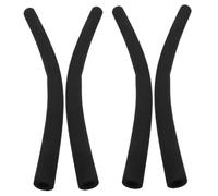 BESPORTBLE 4pcs Stroller Handle Covers Foam Grip Protector Sleeves for Pushchair Black Matte Finish Cushioned Handlebar Guard for Comfortable Hand Support and Easy Cleaning