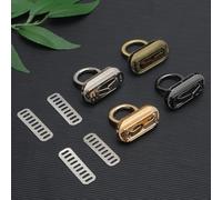BESPORTBLE 4pcs Sturdy Alloy Suitcase Lock Clutch with Die Casting Mortise Lock for DIY Bags Lightweight and Fashion Design for Travel Accessories