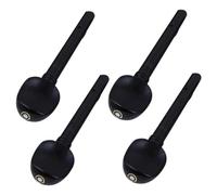 BESPORTBLE 4pcs Sturdy Ebony Violin Pegs Replacement String Instrument Accessories for Enhanced Performance and Easy Installation Non Slip Knob Design for Violins