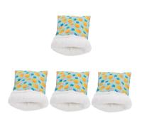 BESPORTBLE 4pcs Sugar Glider Pouch Bed for Pets Cozy Hamster Sleep Bag Cotton Hideout for Guinea Pigs and Hamsters Warm and Comfortable Sleeping Environment Cute Pineapple Design