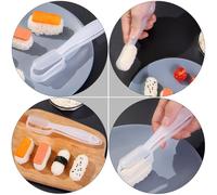 BESPORTBLE 4pcs Sushi Making Tools Rice Ball Press Molds Plastic Nigiri Onigiri Mold Set for Japanese Food Bento DIY Cooking