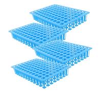 BESPORTBLE 4pcs Test Tube Rack Slot Multifunctional Vial Holder Easy-clean Science Experiment Stand for Classroom Educational Activities and Science Clubs